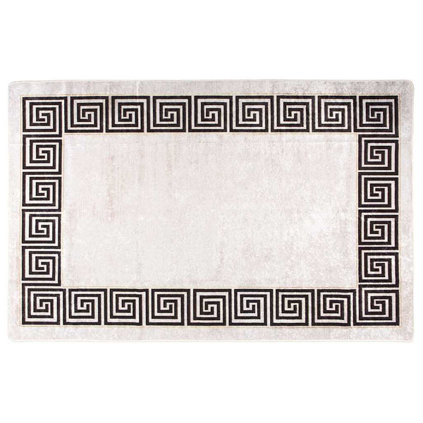 vidaXL Tapis lavable 160x230 cm Beige clair