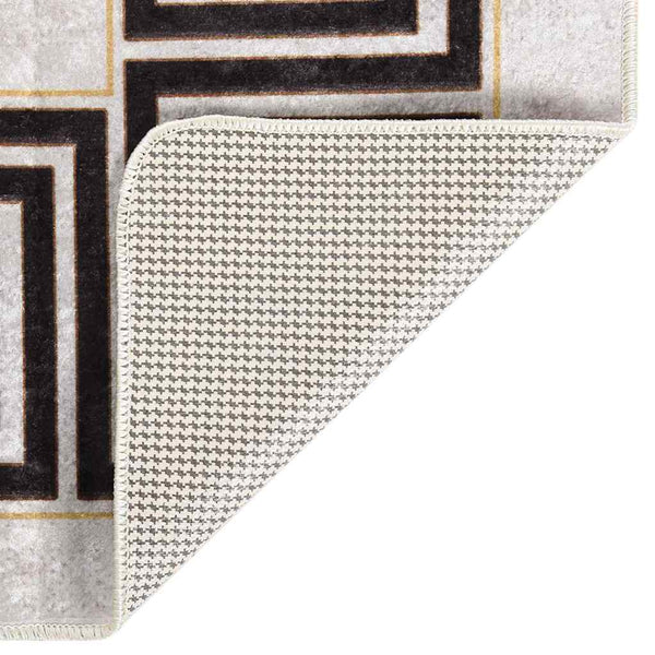 vidaXL Tapis lavable 160x230 cm Beige clair