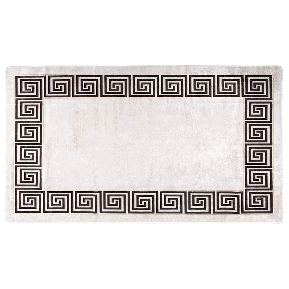 Waschbarer Teppich 190x300 cm Hellbeige