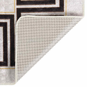 Waschbarer Teppich 190x300 cm Hellbeige