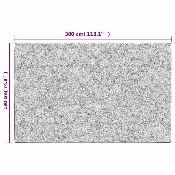 Waschbarer Teppich 190x300 cm Hellbeige