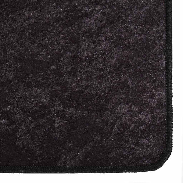 Waschbarer Teppich 80x150 cm Anthrazit