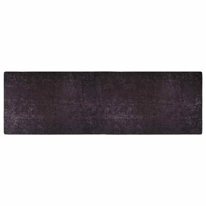 Waschbarer Teppich Anthrazit 80x300 cm