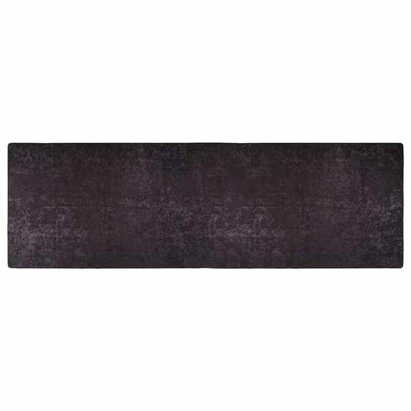 Waschbarer Teppich Anthrazit 80x300 cm