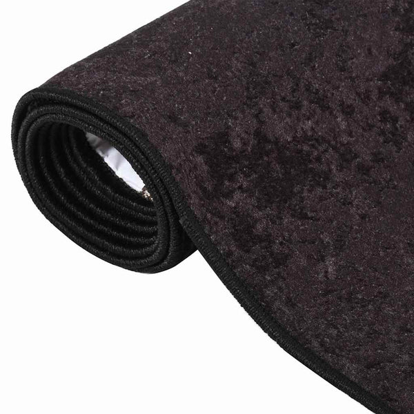 Waschbarer Teppich Anthrazit 120x180 cm