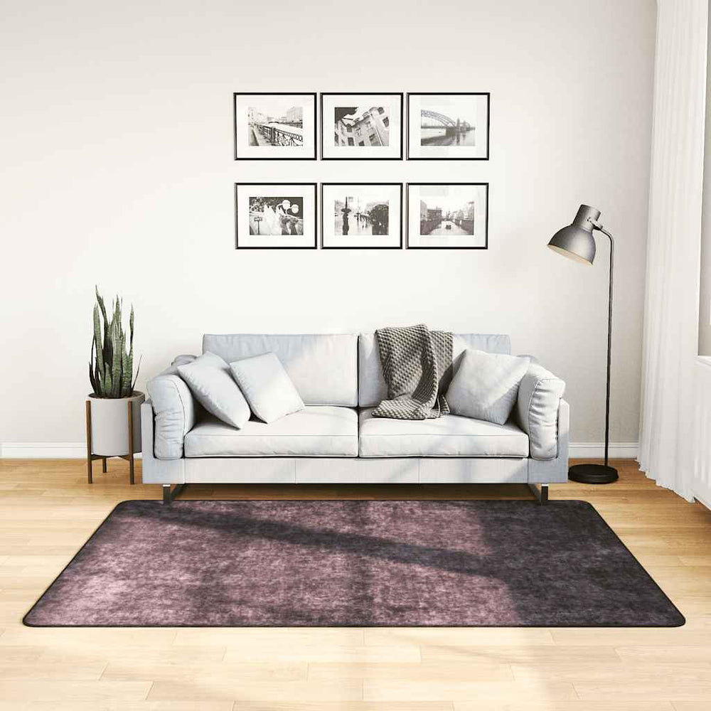 Waschbarer Teppich Anthrazit 120x180 cm
