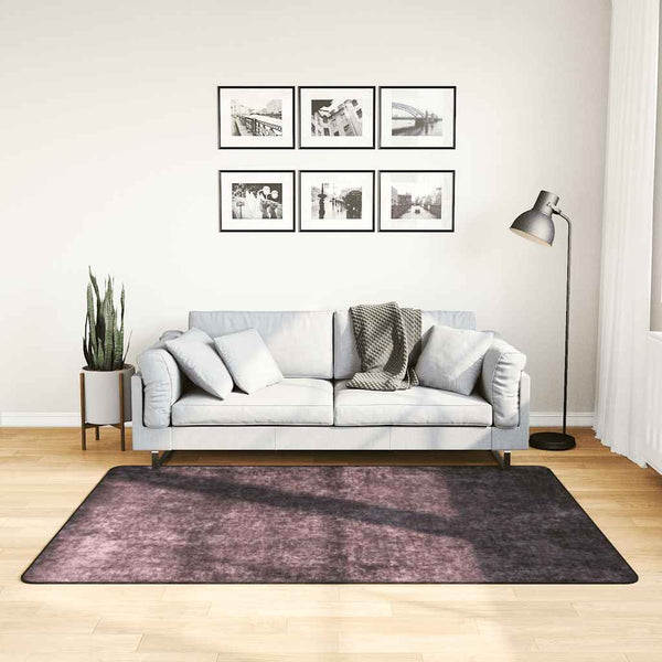 Waschbarer Teppich Anthrazit 120x180 cm