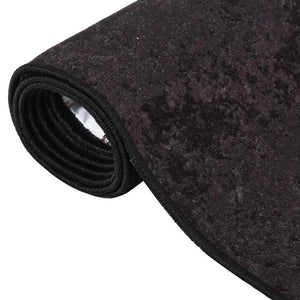 Waschbarer Teppich 160x230 cm Anthrazit