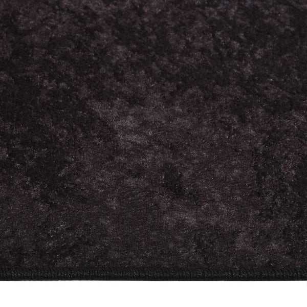 Waschbarer Teppich 160x230 cm Anthrazit