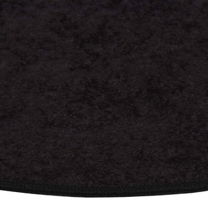 Waschbarer Teppich Anthrazit Ø120cm