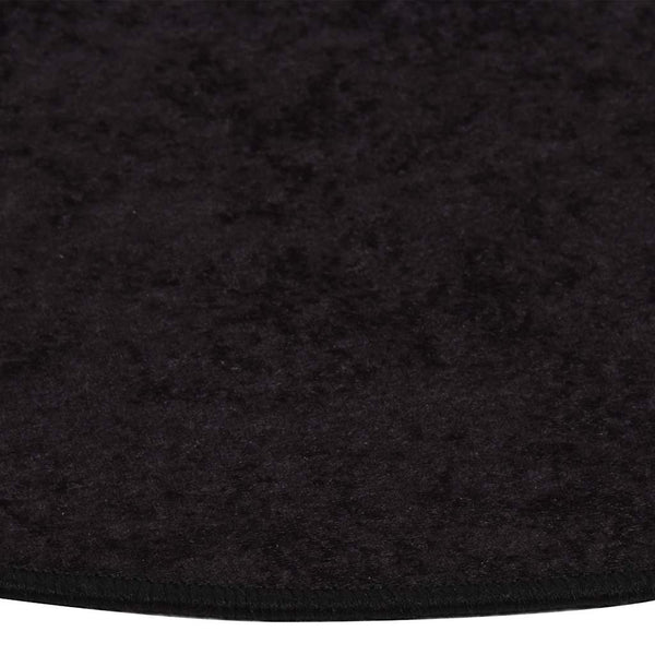 Waschbarer Teppich Anthrazit Ø120cm