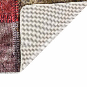 vidaXL Tapis lavable patchwork 80x150 cm Multicolore