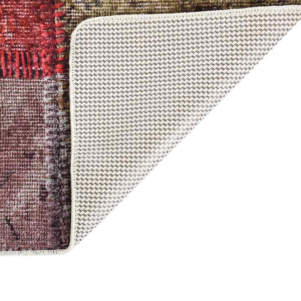 Waschbarer Patchwork Teppich Mehrfarbig 120x180 cm