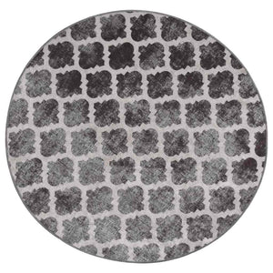 vidaXL Tapis lavable multicolore φ120 cm