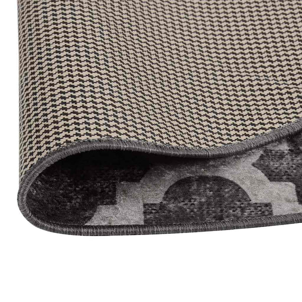 vidaXL Tapis lavable multicolore φ120 cm