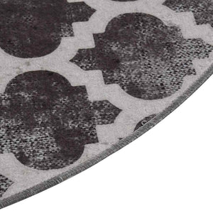 vidaXL Tapis lavable multicolore φ120 cm