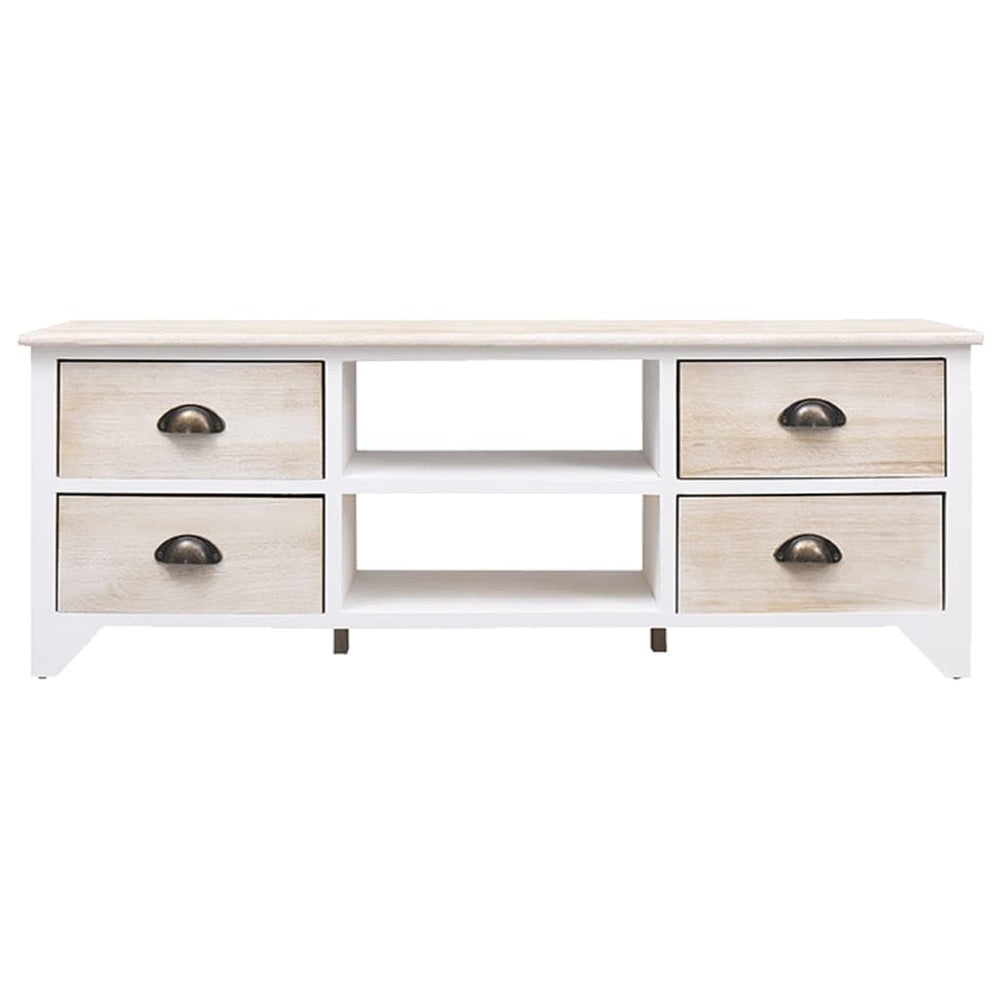 TV-Schrank Massivholz Paulownia 108 cm
