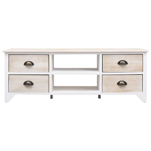 TV-Schrank Massivholz Paulownia 108 cm
