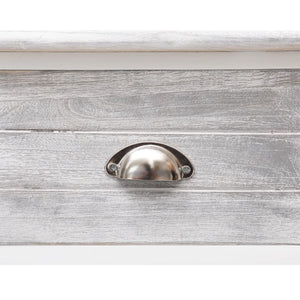 Antik-Graues Sideboard aus Paulowniaholz, 108 cm