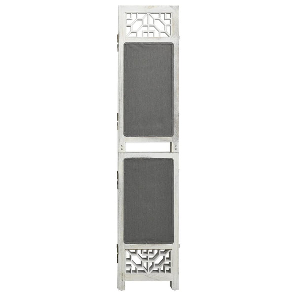 Grauer 3-tlg. Raumteiler 105x165 cm