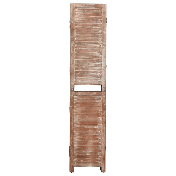 Raumteiler Braun 210x165 cm Massivholz
