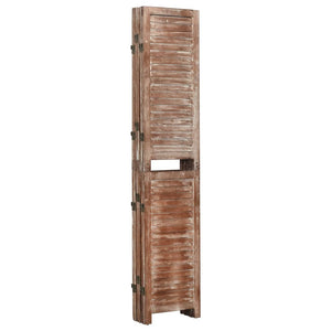 Raumteiler Braun 210x165 cm Massivholz