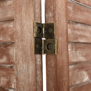 Raumteiler Braun 210x165 cm Massivholz