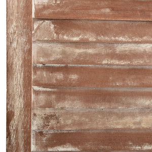 Raumteiler Braun 210x165 cm Massivholz