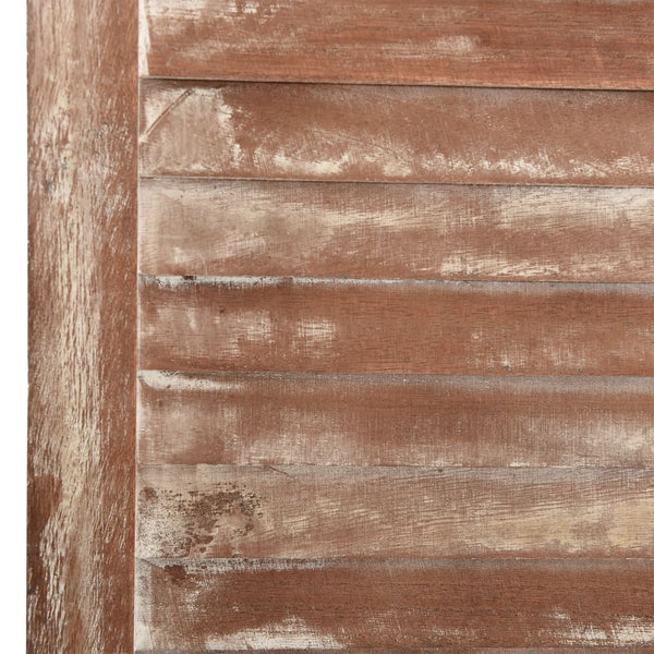 Raumteiler Braun 210x165 cm Massivholz