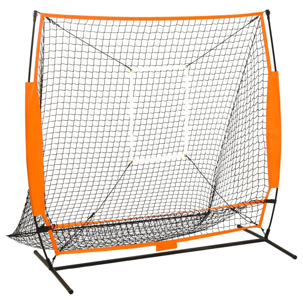 vidaXL Filet d'entraînement multisports Baseball Noir 174x76x158,5 cm