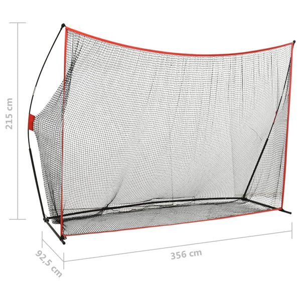 Golfball-Fangnetz 356x92.5x215 cm