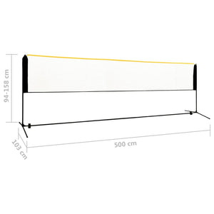 Verstellbares Badmintonnetz 500cm