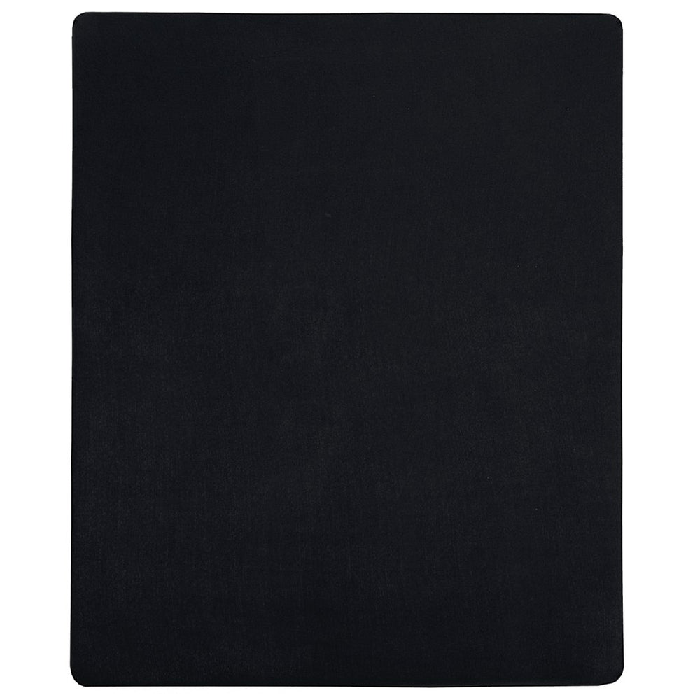 Spannbettlaken 2 Stk. Jersey Schwarz 180x200 cm Baumwolle