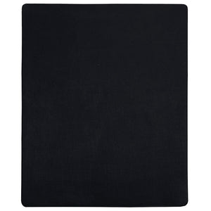 Spannbettlaken 2 Stk. Jersey Schwarz 180x200 cm Baumwolle