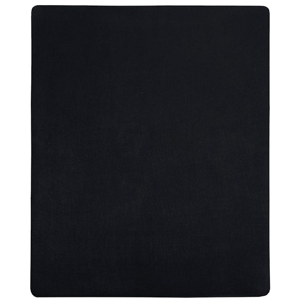 Spannbettlaken 2 Stk. Jersey Schwarz 180x200 cm Baumwolle
