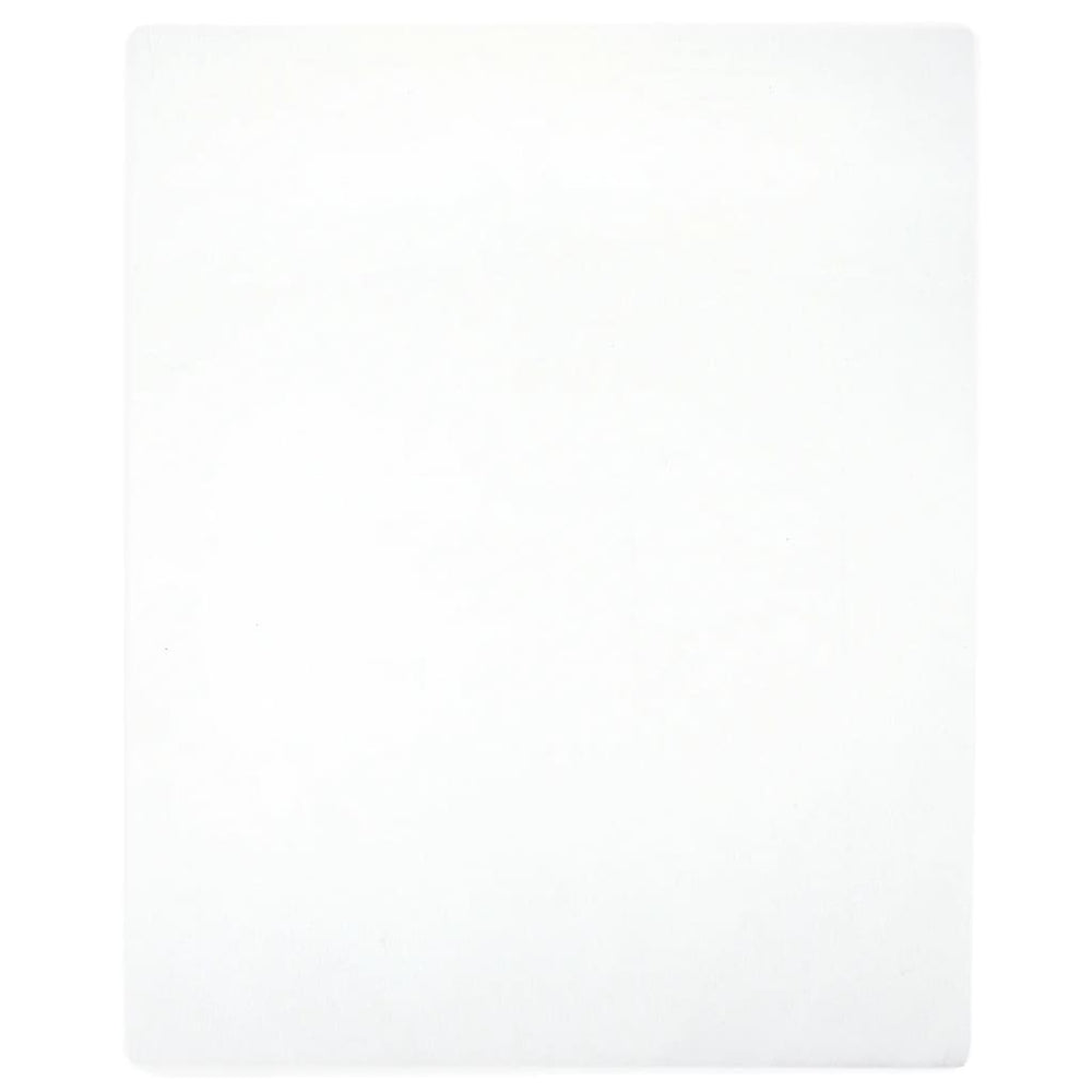vidaXL Drap-housse 2 pcs Jersey Blanc 90x200 cm Coton