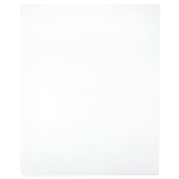 Spannbettlaken Jersey Weiß 100x200 cm Baumwolle