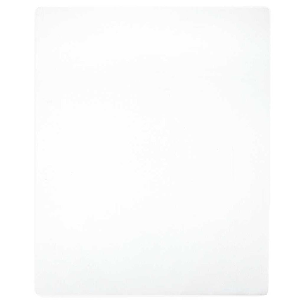 Spannbettlaken Jersey Weiß 160x200 cm Baumwolle
