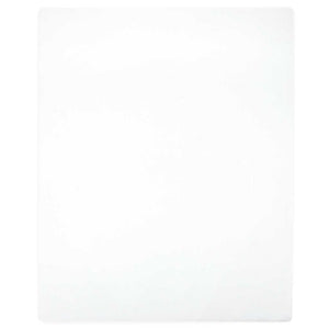 Spannbettlaken Jersey Weiß 160x200 cm Baumwolle