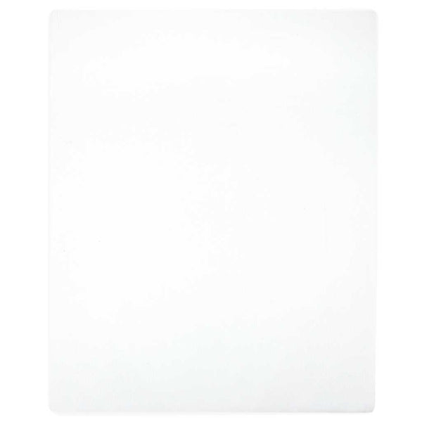 Spannbettlaken Jersey Weiß 160x200 cm Baumwolle