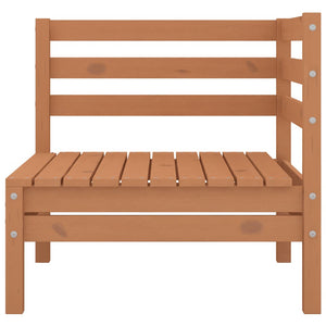 vidaXL Garden Corner Sofas 2 pcs Honey Brown Solid Pine Wood