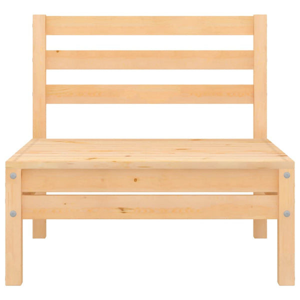 vidaXL Canapés centraux de jardin 4 pcs Bois de pin massif