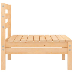 vidaXL Canapés centraux de jardin 4 pcs Bois de pin massif