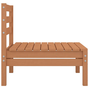 vidaXL Canapés centraux de jardin 4 pcs Bois de pin massif marron miel