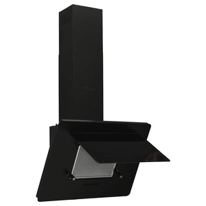 Dunstabzugshaube 60 cm Edelstahl Schwarz