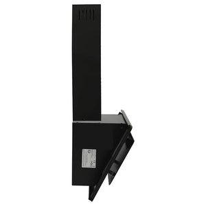 Dunstabzugshaube 60 cm Edelstahl Schwarz