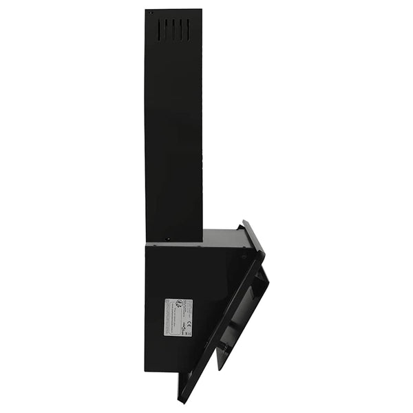 Dunstabzugshaube 60 cm Edelstahl Schwarz