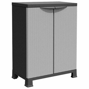 vidaXL Armoire en plastique 68x39x92 cm design rotin