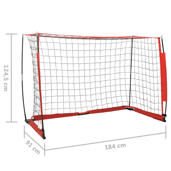 Stahl Fußballtor 184x91x124.5 cm