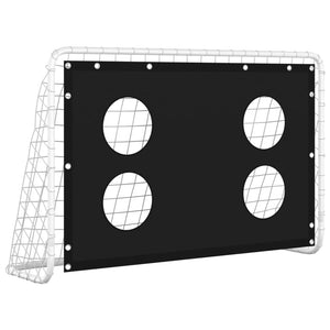 Stahl Fußballtor mit Zielwand 184cm